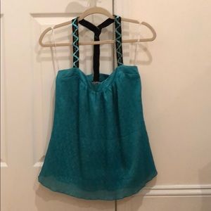 Green going out top with beading detail